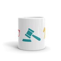 Law Nerd Icons Mug