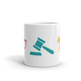 Law Nerd Icons Mug